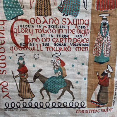 Detail, with © symbol, lower left. Standardized “wert” signature and Helvetica type, lower right.