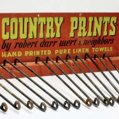 Branding, Retail: Country Prints Towel Rack (TK)