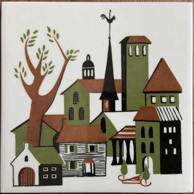 Unauthorized adaptation of Village T-6 by Soriano Ceramics, NYC.: PKM collection.