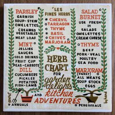 Tile: Herb Chart 520
