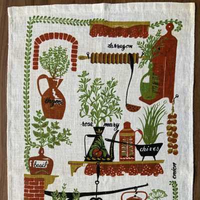 Towel, Wallhanging: Kitchen Garden 214