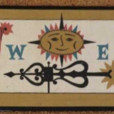 Print: Weathervanes, Vain Roosters 518-2 (TK)