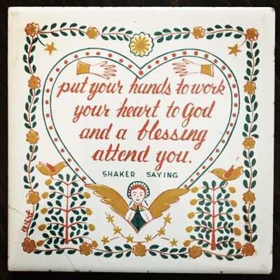 Tile: Shaker Saying (TK)