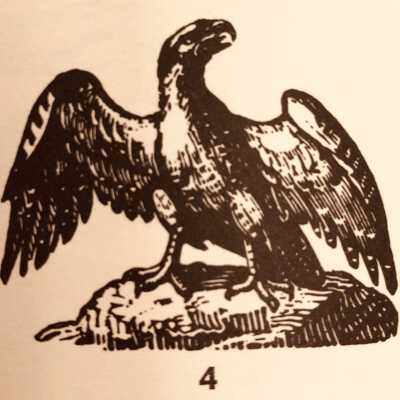 Third from top on left.: Engraving: Handbook of Early American Advertising Art, Pictorial Volume, p.60, Clarence P. Hornung, Dover Publications, ©1953.