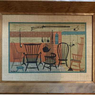 Print: Chair Hearth 912-1