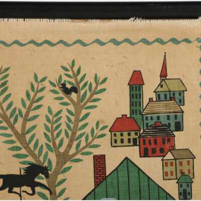 Detail, upper right corner.