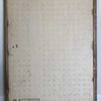 Back of frame with Country Prints imprint.