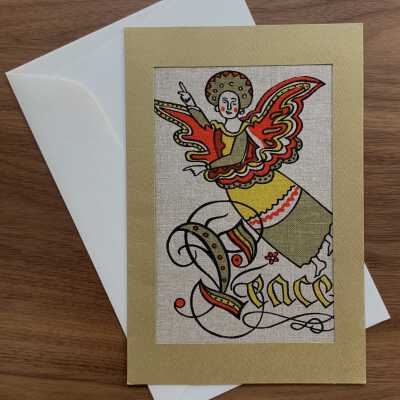 Card and envelope.: PKM collection.