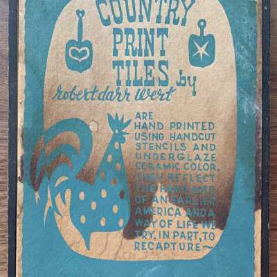 Country Print Tiles branding.