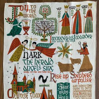 Towel, Wallhanging, Christmas: Christmas Songs 221