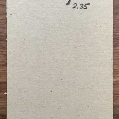 Back, with product number, name and retail pricing.