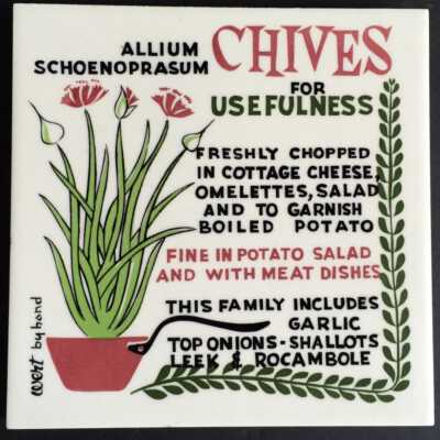 Tile: Herbs, Chives T-71
