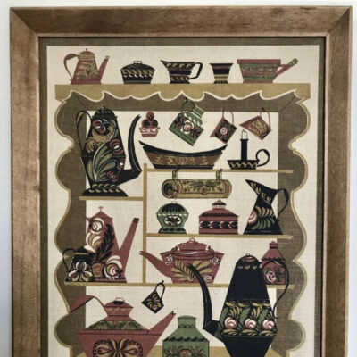 Later framed color variant with a printed border, c.1960.: Image: lodi24340, eBay.com, Glad Spring VA