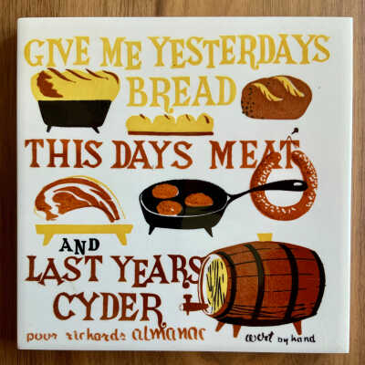 Tile: Poor Richard’s, Yesterday’s Bread (TK) T-40