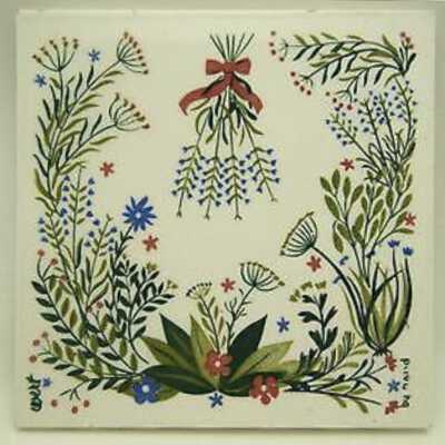 Tile: Herb Bouquet T-48