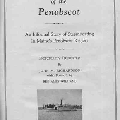 Steamboat Lore of the Penobscot