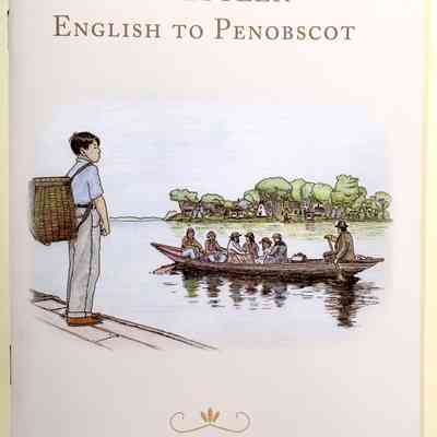 Map and pronunciation guide to traditional Penobscot lands
