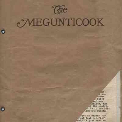 The Megunticook, Volume XIII, Number 4