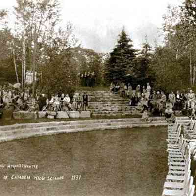 Opening of Library Amphitheatre - Graduation Class of Camden High School, 1931 (3) photos