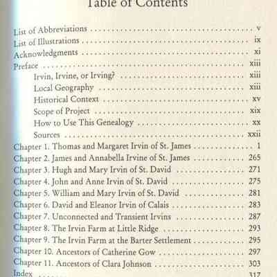 Irvin genealogy: Origformat: Book