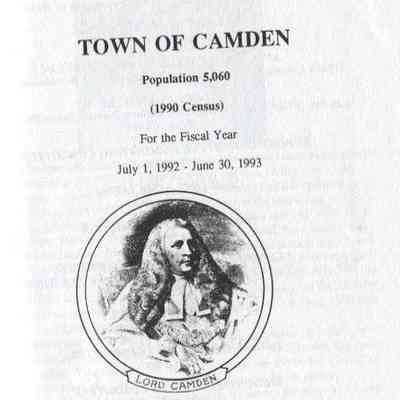 Annual Reports, Camden Maine, 1993 - 1998