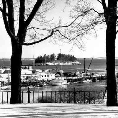 View of Harbor from Library Grounds