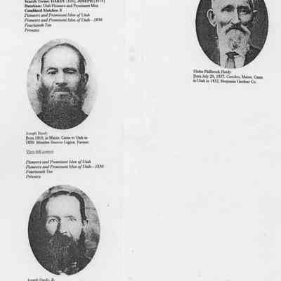 Joseph Hardy Family Papers