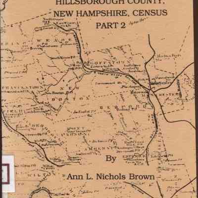 1850 Census Hillsborough County, New Hampshire