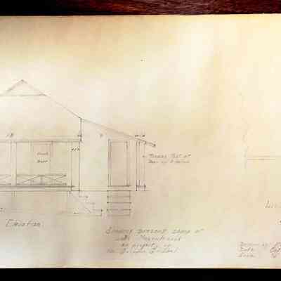 Present Camp Lake Megunticook on Property of Mr. Griffin Gribbel