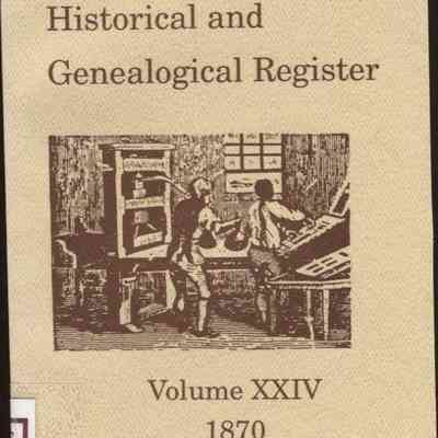 The New England Historical and Genealogical Register and Antiquarian Journal