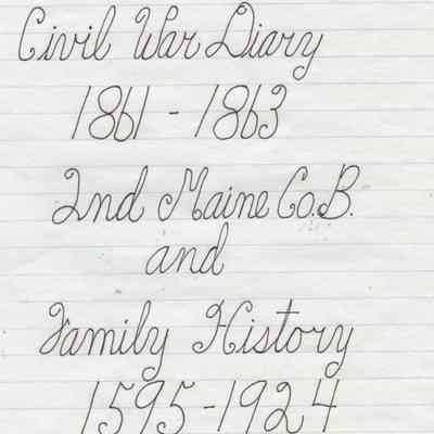 Rufus Coombs Ames Civil War Diary