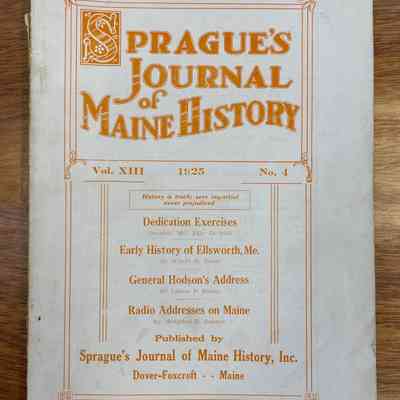Sprague's Journal of Maine History