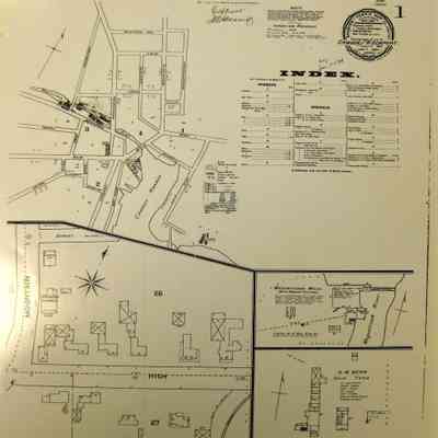 SANBORN INSURANCE MAP CAMDEN/ROCKPORT 1894