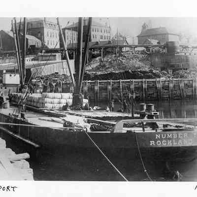Lime barge #3, Rockport harbor