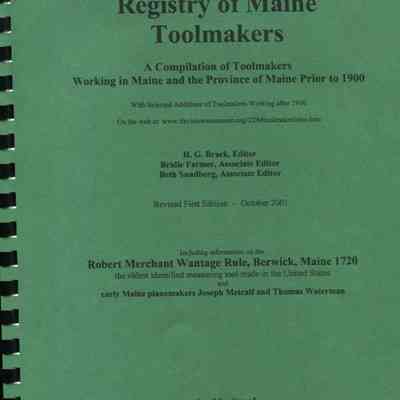 Registry of Maine Toolmakers