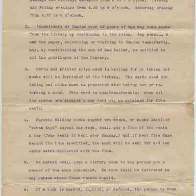 Rules and Regulations