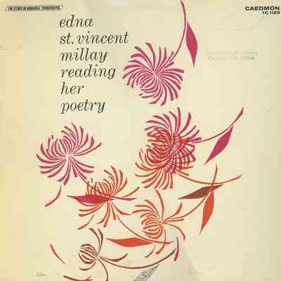 edna st. vincent millay reading her poetry