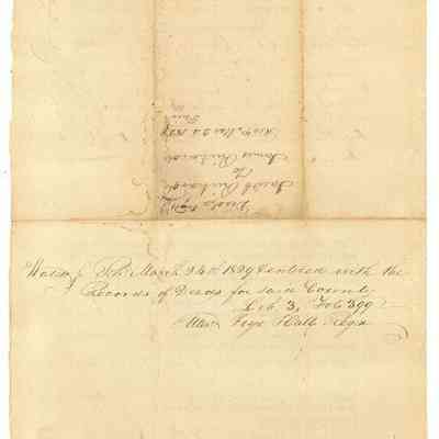 Doc 022 - 1825 Jacob Richards to (late) James Richards quit claim deed to L