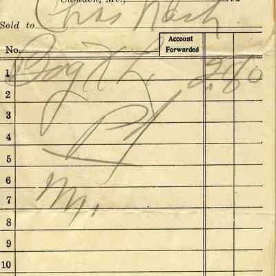 Billheads Collection 069