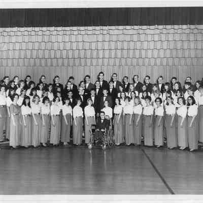 Camden high school chorus circa 1970s: Origformat: Print-Photographic; Resolution: 300 dpi