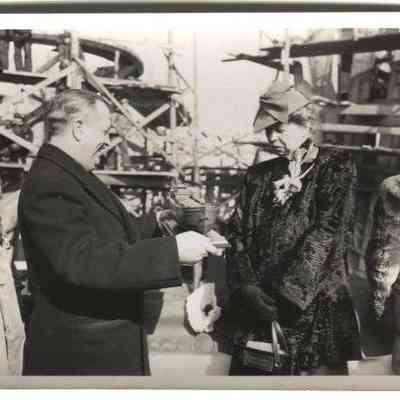 Governor Sumner Sewall & First Lady Eleanor Roosevelt