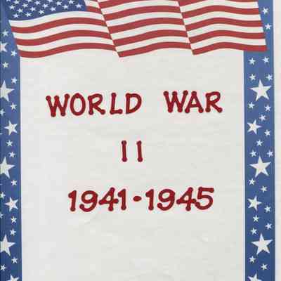 World War II scrapbook 1941-1945