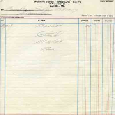 Billheads Collection 073