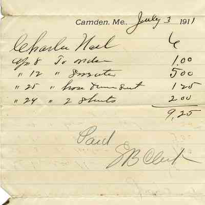 Billheads Collection 074