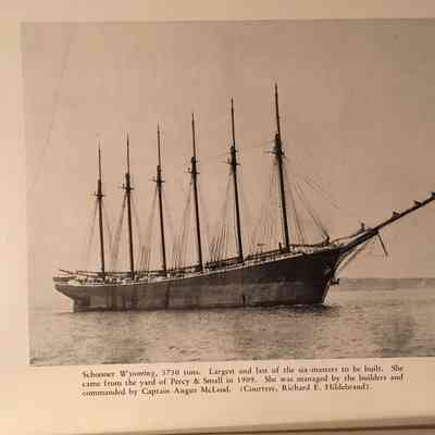 Schooner 4: Origsize: 7" x 10"