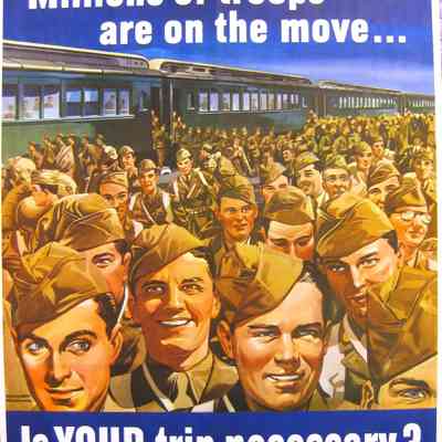 Millions of troops are on the move...is YOUR trip necessary?