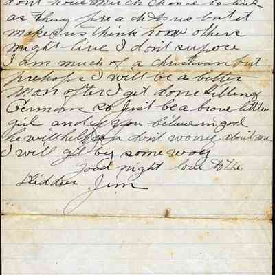 Carver - WW I Letter - p.2