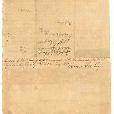 Doc 028 - 1825 Robt Thorndike Jr Lot 37 sale to Joe and Hollis Thayer - ver