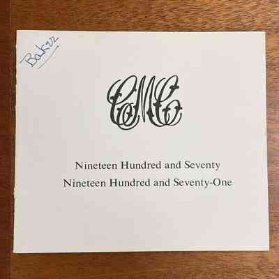 Monday Club Programs from the 1970s