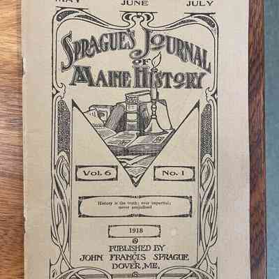 Sprague's Journal of Maine History